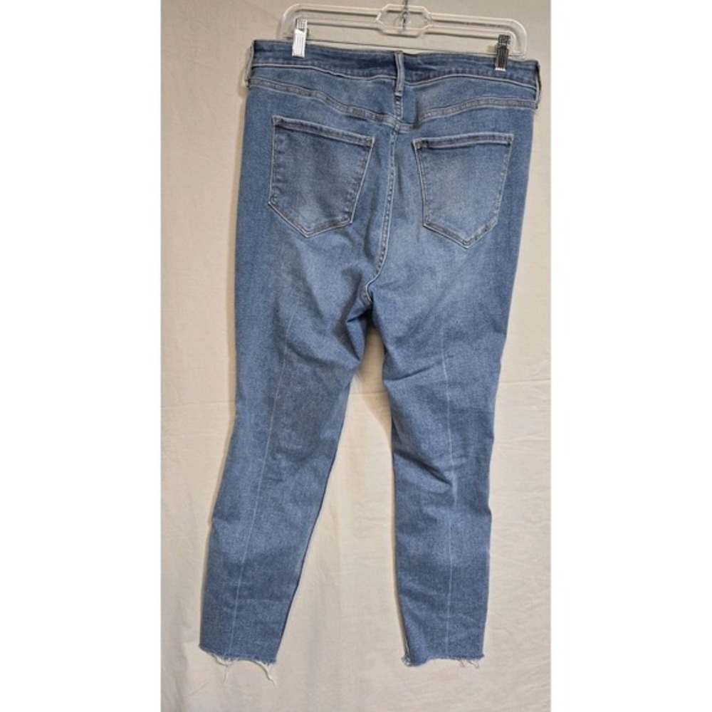 Old Navy Women's Jeans 14 Extra Hi-rise Rockstar Super Skinny Blue - Picture 2 of 4